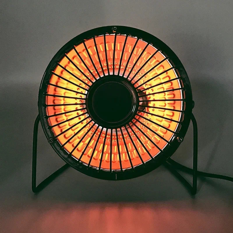 Portable 220V Mini Quartz Heater – 200/400W Desktop Warmer