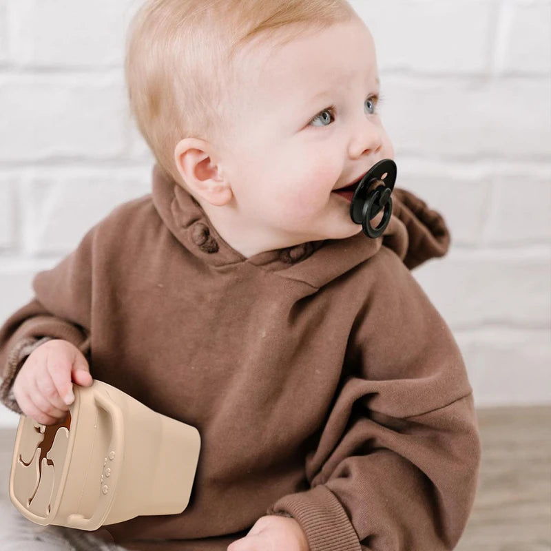 Luumeva Silicone Snack Feeding Plate with Lid