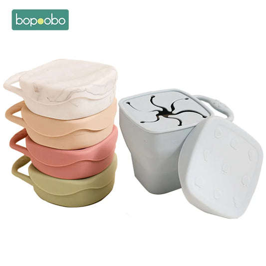 Luumeva Silicone Snack Feeding Plate with Lid