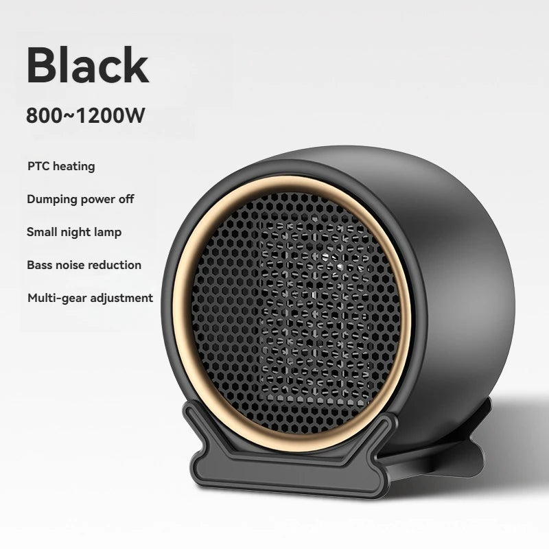 PTC Portable Space Heater (1200W for desktop & home)
