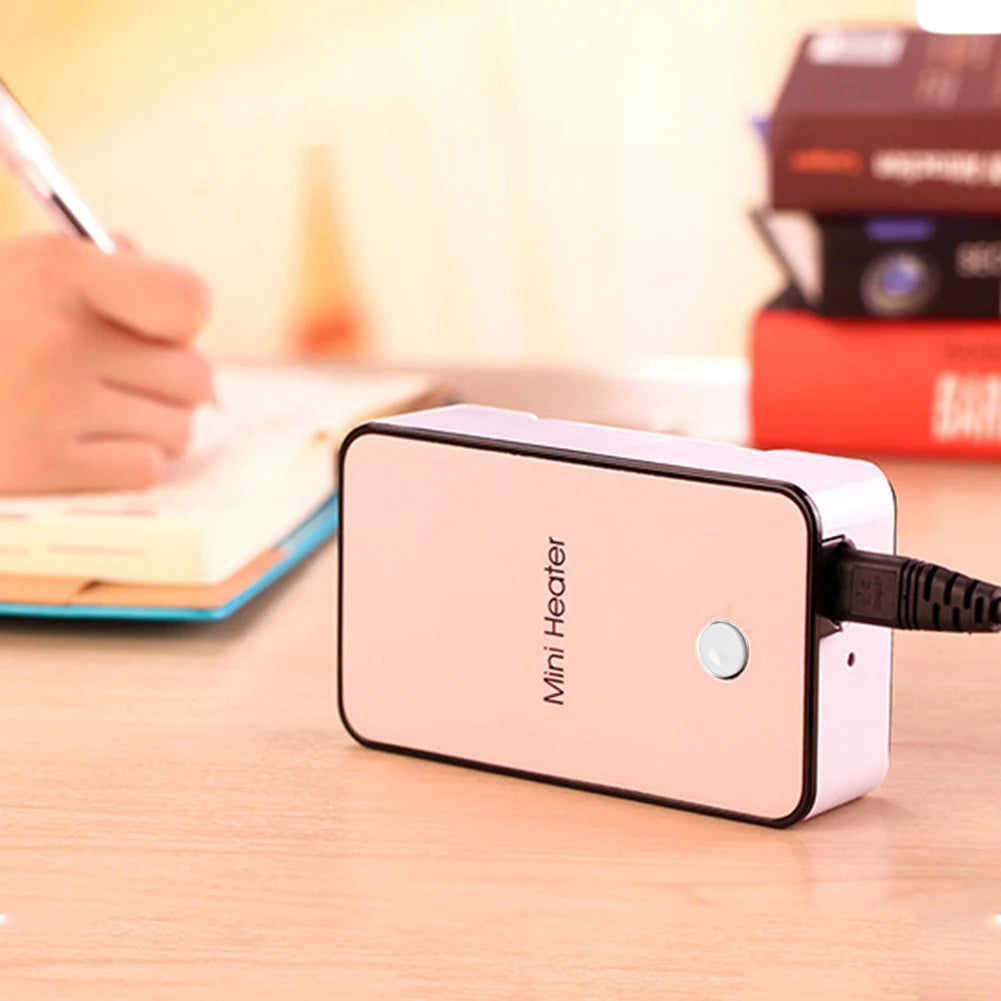 Compact Portable Electric Heater, Mini Desktop Winter Warmer
