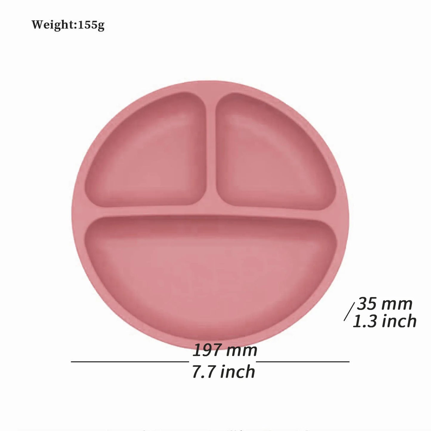 Luumeva Silicone Divided Suction Plate