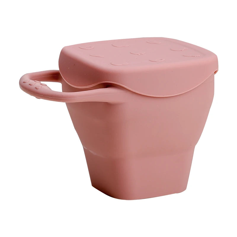 Luumeva Silicone Snack Feeding Plate with Lid